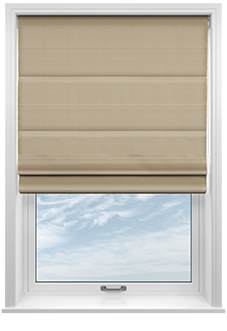 Esme, Timeless Cream - Motorised Roman Blind